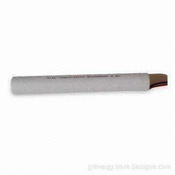 1,200mAh/4.8V High Temperature NiMH Battery, Used for Emergency Lighting